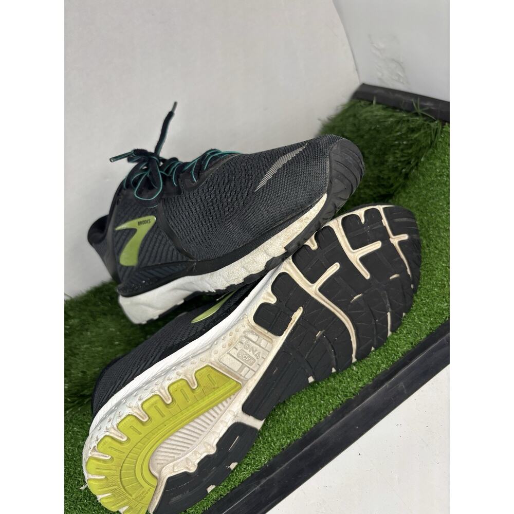 Brooks Adrenaline GTS 20 Mens Size 10.5 Black Athletic Running Shoes Sneakers - Picture 7 of 8